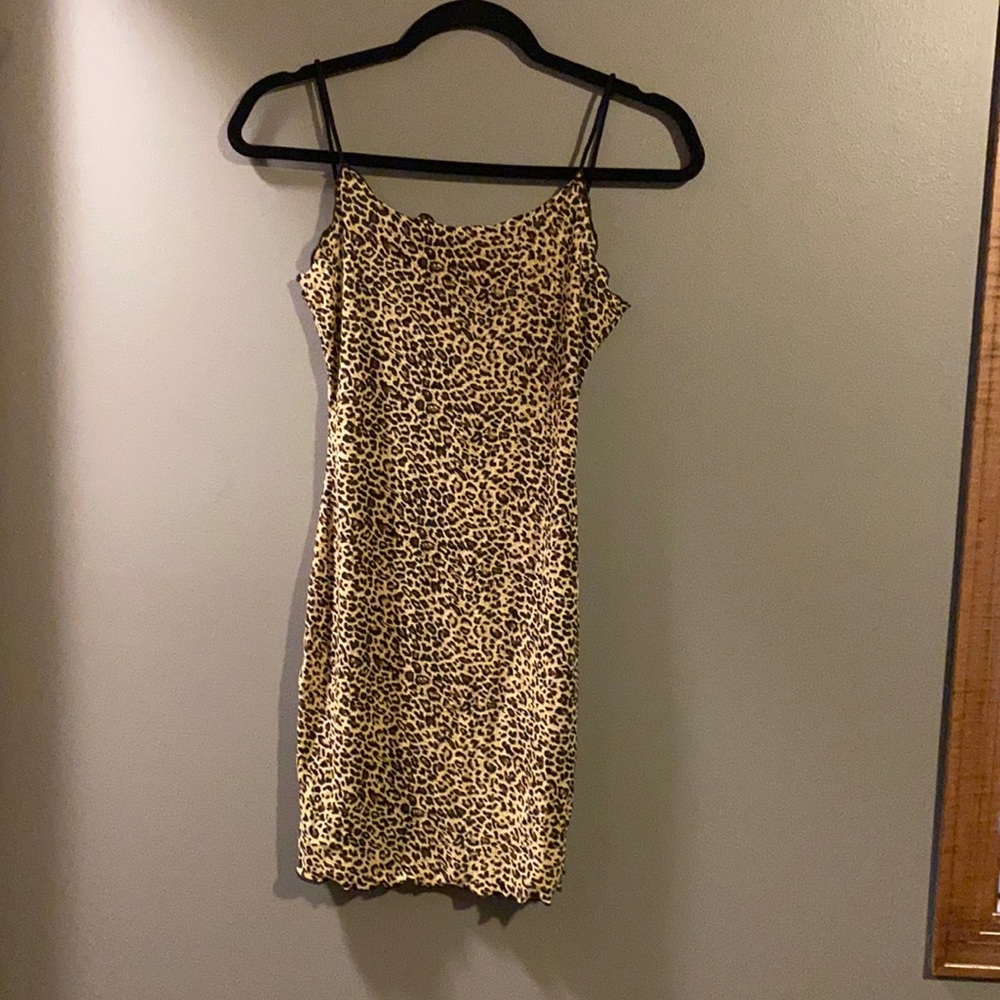 Animal print dress